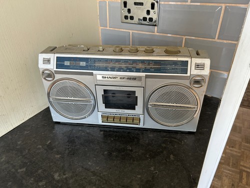 Vintage 1980s sharp boombox - vintage,
