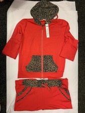 New Ladies Two Piece Leopard