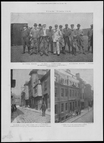 1901 antique print london - 1901,
