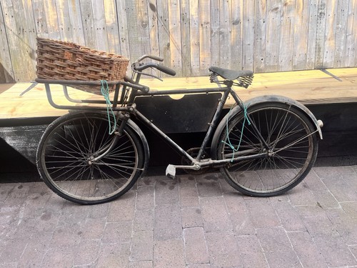 Vintage butchers bike - bike,