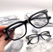 Chrome Hearts GLASSES Blue Light Trendy BRAND NEW Black/Silver SAME DAY DISPATCH