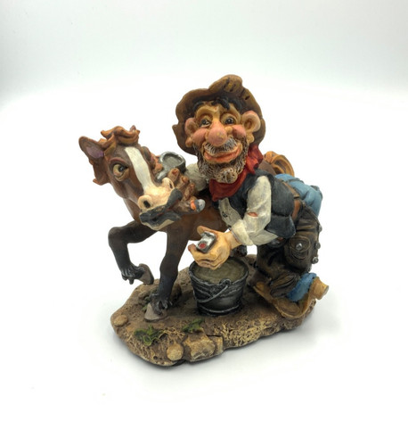 Vintage comical cowboy and - comical,