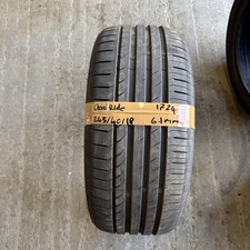 1X 245/40/18 GOODRIDE ZUPERECO PART WORN USED TYRE 97w DOT 17/2024 6.1MM TREAD