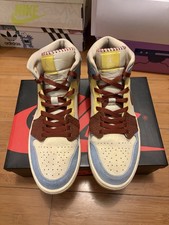 Jordan 1 Mid Fearless Maison Chateau Rouge UK11.5 USED NO BOX