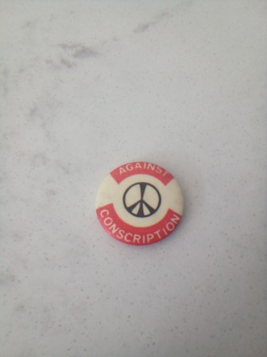 Original 1960s badge cnd - original,