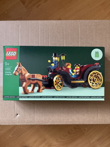Lego wintertime carriage ride - wintertime,