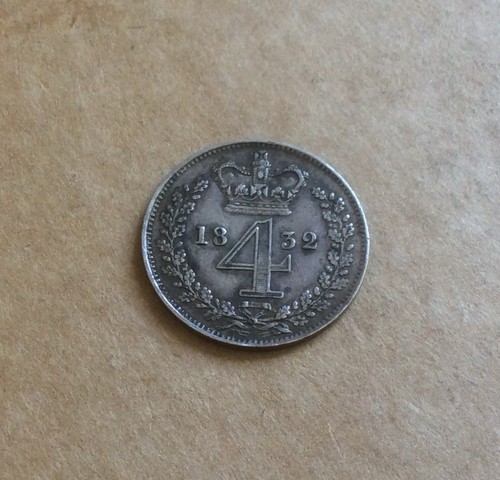 1832 maundy fourpence - 1832,