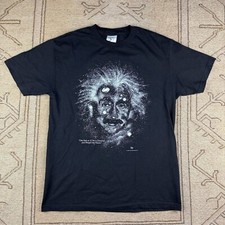 Vintage Albert Einstein Cotton Expressions Limited 1993 Science Physics T Shirt