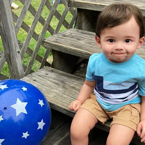 Cute toddler boy short - boy, 28"
