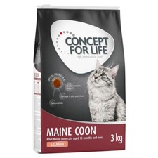 Concept for Life MAINE COON [SALMON] Grain Free Dry Cat Food 400g, 1.2kg,3kg,9kg