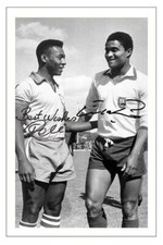 PELE & EUSEBIO AUTOGRAPH