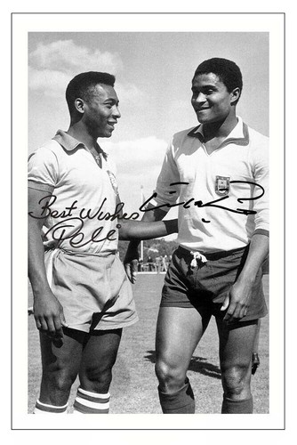 Pele eusebio autograph - eusebio,