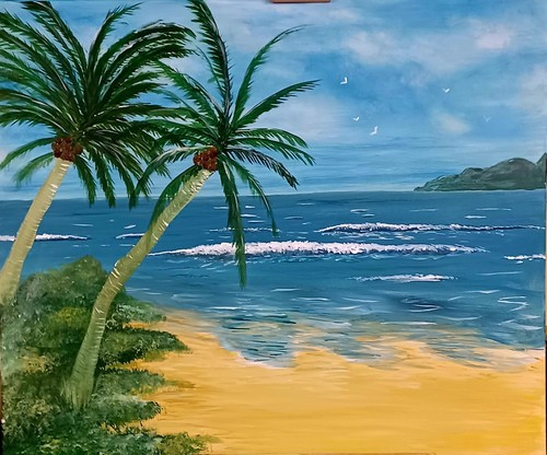 Acrylic painting canvas by - painting,