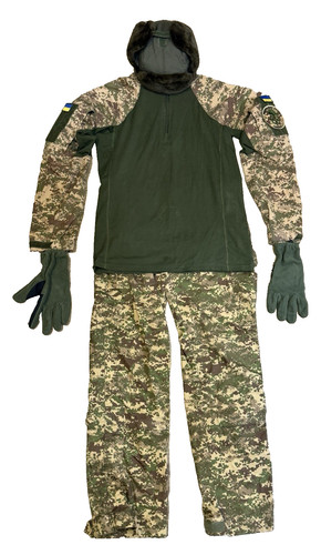 Vintage style ukrainian - style, combat