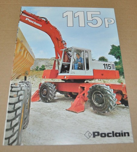 Poclain 115p volvo - poclain,