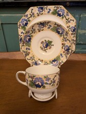 Art Deco Vintage China Tea set trio. Paragon Star China Gorgeous Design 