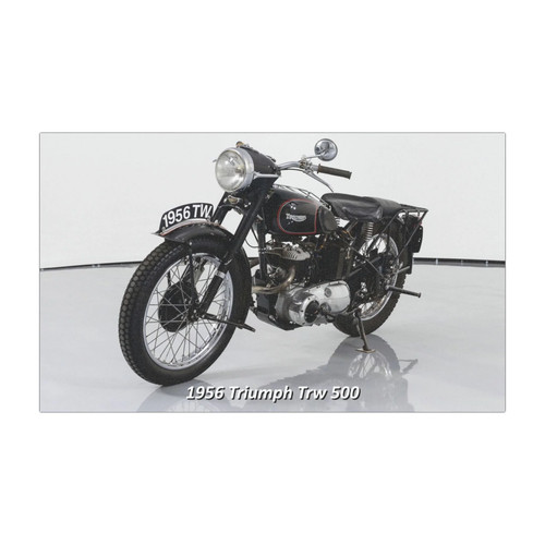 Car magnet 1956 triumph trw - of,