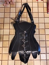 Demonia Vintage Black Lace-Up