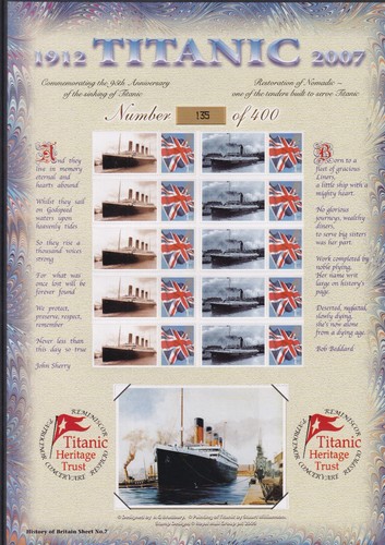 Titanic 95th ann history - titanic,