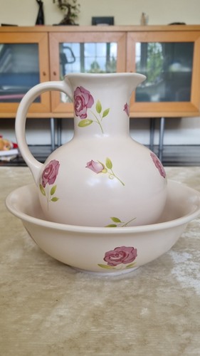 Large ceramic jug bowl - &, set