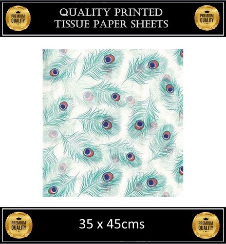 Peacock feathers tissue - tissue, paper