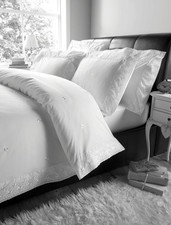 Broderie duvet cover set white - duvet,