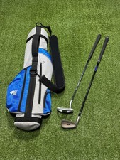 Junior Golf Set w/ Cougar Carry Bag - 2 Clubs - LH - 49-50" Kid Height