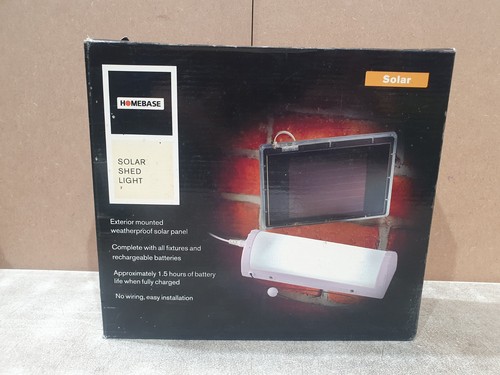 Homebase solar shed - shed, light