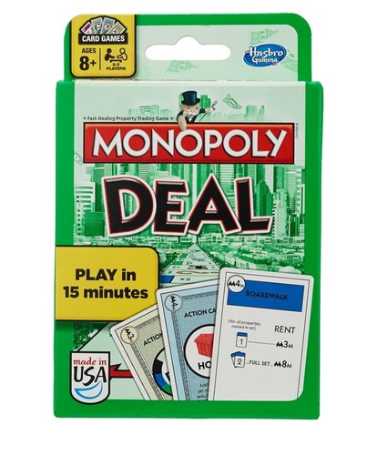 Monopoly deal card game - deal, |