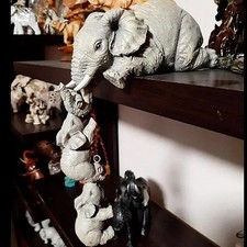 3Pcs Cute Elephant Family