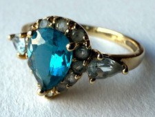 Natural Pear Shaped Blue Topaz