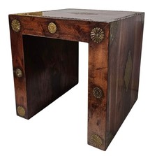 Sheesham accent side - sheesham, table