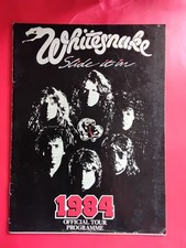 Whitesnake Slide It In 1984 Official Tour Programme Coverdale
