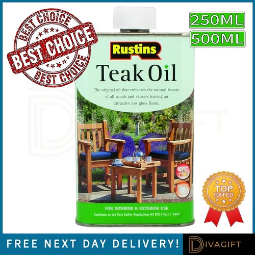 Rustins teak oil enhances all - enhances,