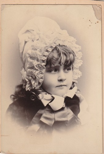Antique cabinet card adorable - card:,