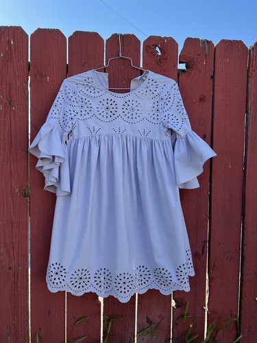Defect zara embroidered dress - embroidered,