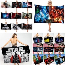 Adults Kids Star Wars 3D Microfiber Bath Towel Swim Beach Towel Blankt Rug Gift