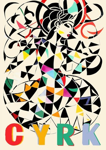 Geometric harlequin performer - harlequin,