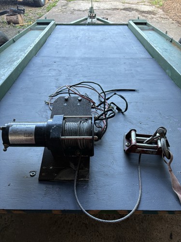 Electric trailer winch - electric,