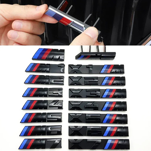 Car front grille badge - 3d, m