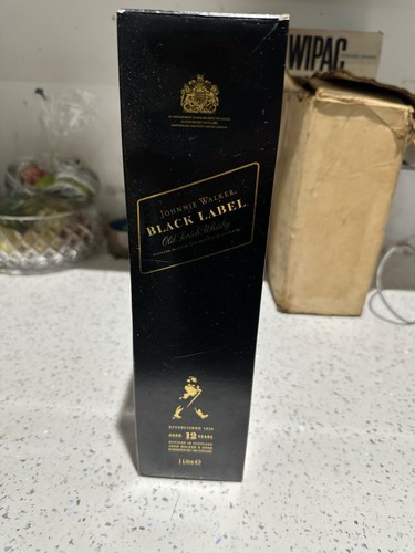 Vintage black label scotch - vintage,