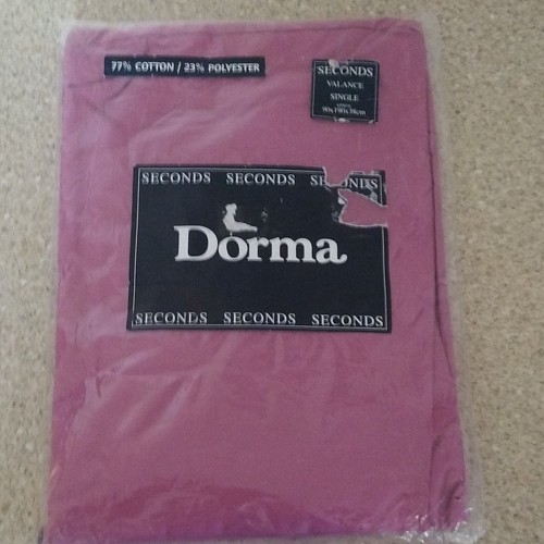 Dorma seconds single valance - seconds,