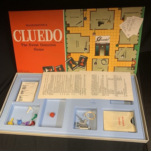 Cluedo board game 1965 - board,