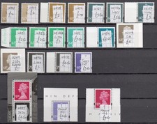 MACHINS  20 x 50p  TO £1  VERY HIGHLY SPECIALISED  CV £72 APPROX   UNHINGED MINT