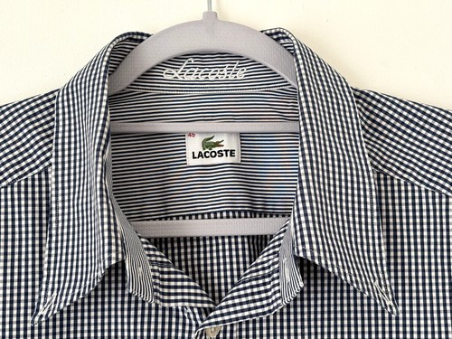 Lacoste men check button - lacoste,