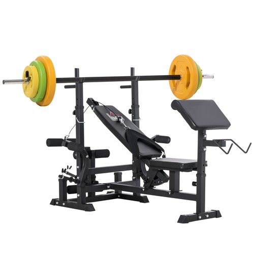 Homcom weight bench - weight,