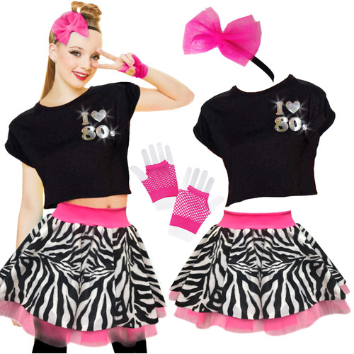 Womens top skirt fancy - 80's,
