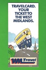 Leaflet - West Midlands Travel - Travelcard Prices & List of Agents - May 1988