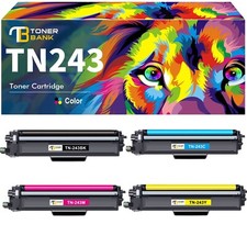4 TN243CMYK Toner fits for Brother HL-L3210CW DCP-L3550CDW L3510CDW MFC-L3750CDW