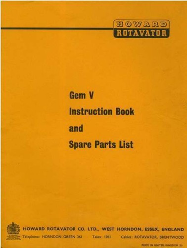 Howard rotavator gem - howard,